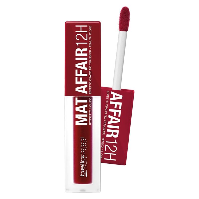 BELLAOGGI MAT AFFAIR 12H - ROSSETTO LIQUIDO EFFETTO OPACO NO TRANSFER TENUTA 12 ORE