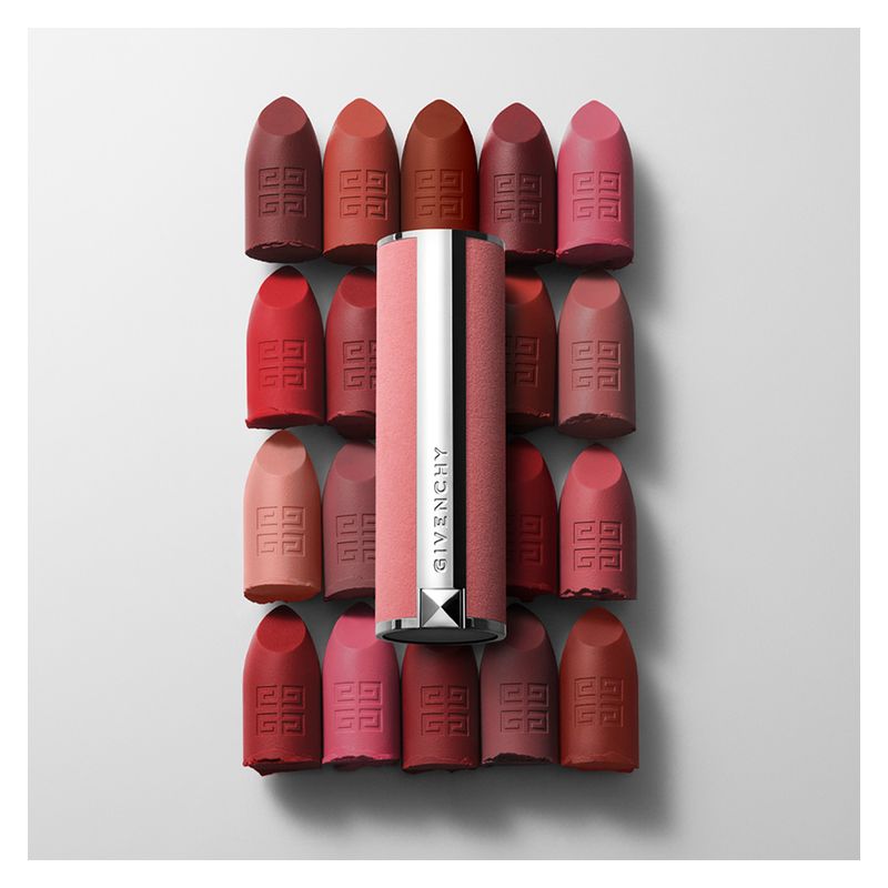 Givenchy Le Rouge Sheer Velvet, Rossetto Effetto Velluto Opaco, 52 Brun Épicé, Lunga Tenuta e Idratante, Colore Intenso e Finish Luminoso