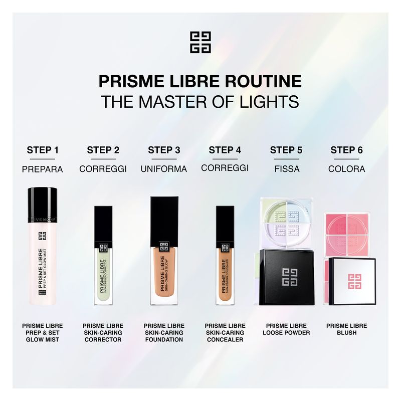 Givenchy Prisme Libre Skin-Caring Concealer, Correttore Idratante Illuminante, 11 ml, Colore W110, Copertura media, Lunga tenuta 24 ore