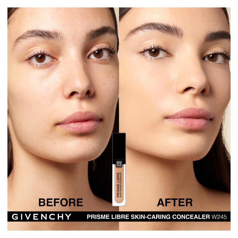 Givenchy Prisme Libre Skin-Caring Concealer, Correttore Idratante e Illuminante, 11 ml, W245, Lunga Tenuta 24h con Finish Luminoso e Naturale