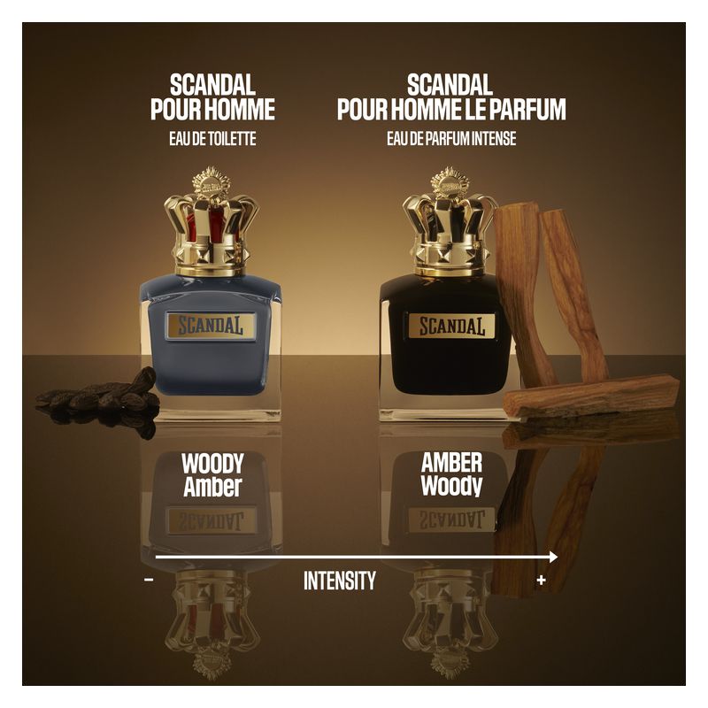 Jean Paul Gaultier Scandal Le Parfum, Ricarica Eau De Parfum Intense Uomo, 200 ml, Fragranza ambrata legnosa, Profumo maschile di lunga durata Jean Paul Gaultier Scandal Le Parfum, Ricarica Eau De Parfum Intense Uomo, 200 ml, Fragranza ambrata legnosa, Profumo maschile di lunga durata
