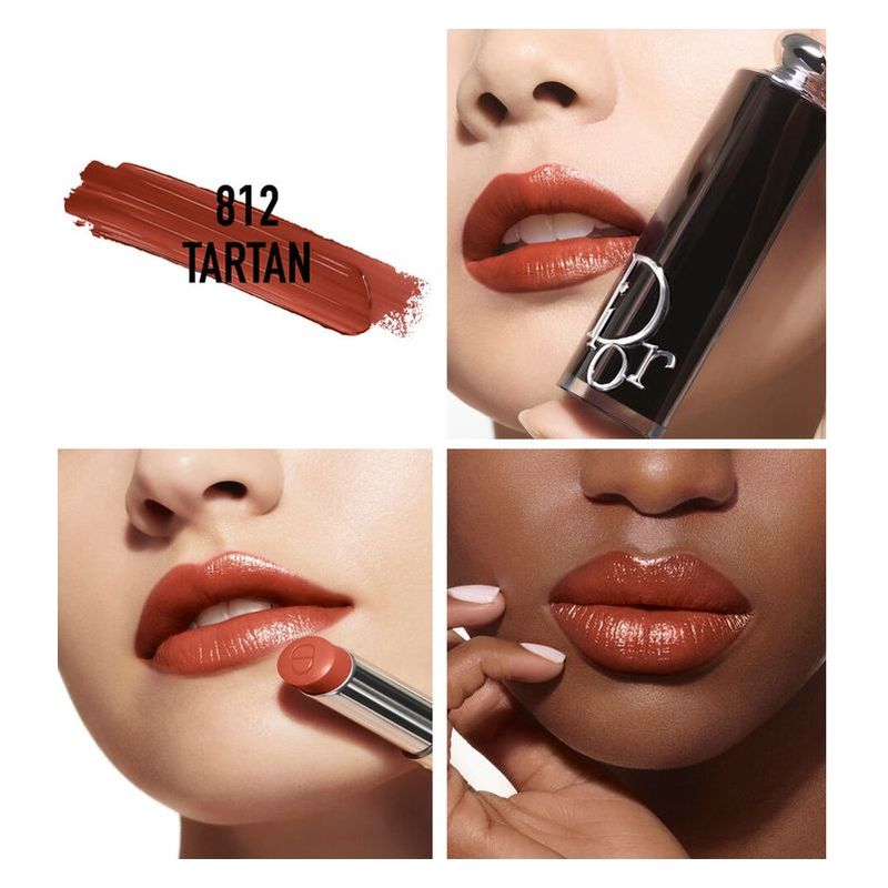 DIOR Dior Addict, Rossetto Brillante Ricaricabile, Colore 812 Tartan, 3.2 g, Finish Vinilico, Idratante Lunga Tenuta, Make-up Labbra Donna DIOR Dior Addict, Rossetto Brillante Ricaricabile, Colore 812 Tartan, 3.2 g, Finish Vinilico, Idratante Lunga Tenuta, Make-up Labbra Donna