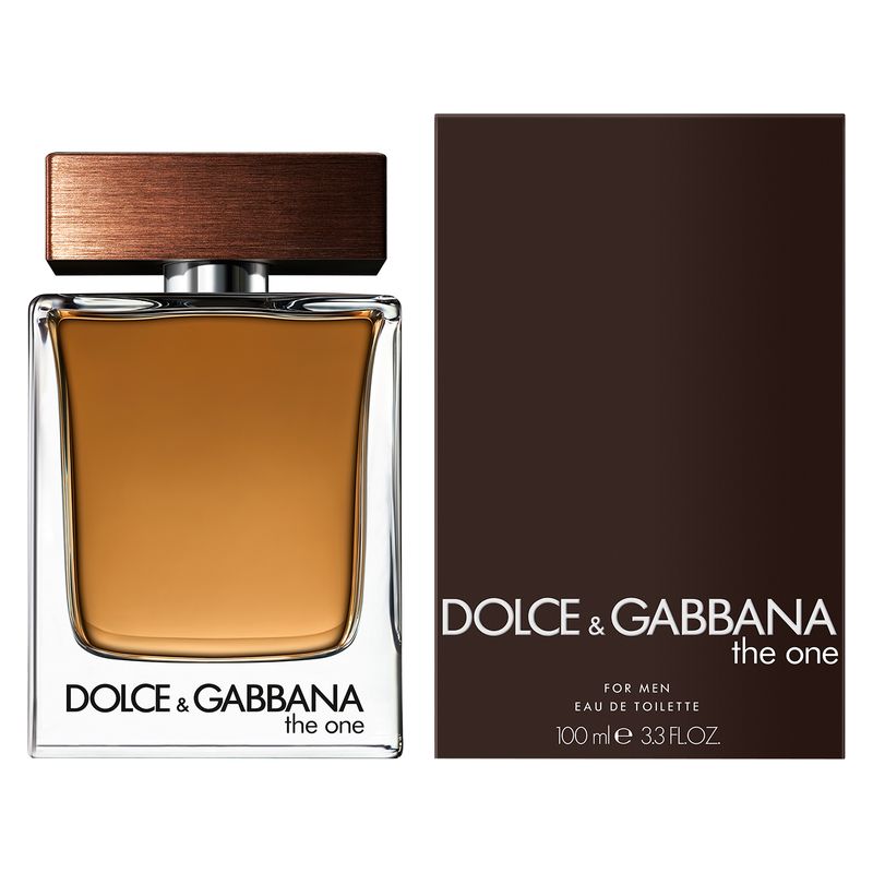 Dolce & Gabbana The One For Men, Eau de Toilette Uomo, 100 ml, Fragranza maschile legnosa e speziata, Profumo Spray per un uomo elegante e seducente