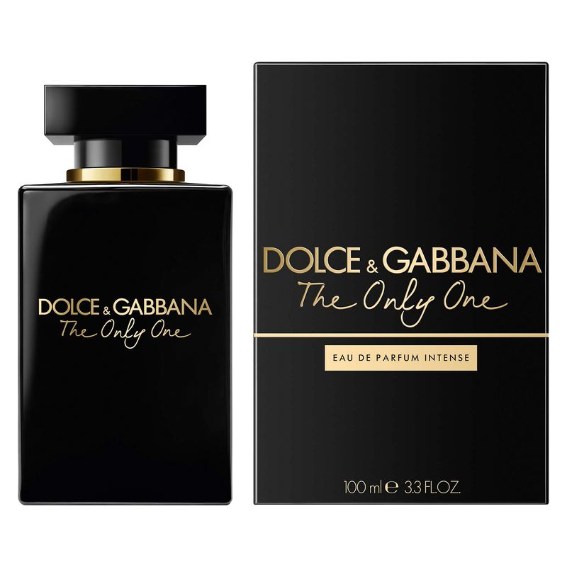 Dolce & Gabbana The Only One Intense, Eau de Parfum Donna, 100 ml Spray, Profumo Ambrato Floreale con Vaniglia Nera e Fiori d'Arancio