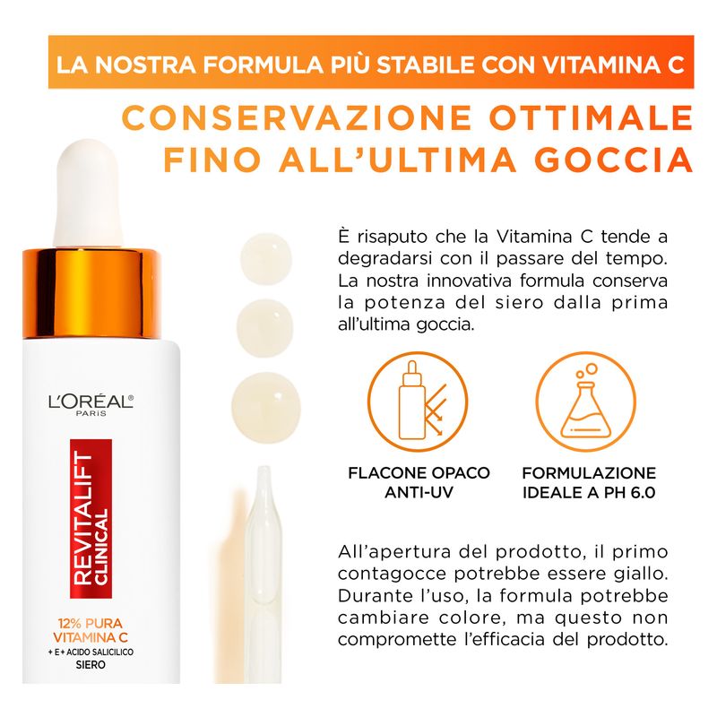 L'Oréal Revitalift Clinical Siero 12 % Pura Vitamina C