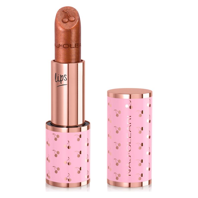 NAJ·OLEARI Creamy Delight Lipstick, Rossetto Cremoso Brillante Donna, Colore 23 Nudo Perlato, 3.5 gr, Nutriente con Olio di Argan e Burro di Karitè NAJ·OLEARI Creamy Delight Lipstick, Rossetto Cremoso Brillante Donna, Colore 23 Nudo Perlato, 3.5 gr, Nutriente con Olio di Argan e Burro di Karitè