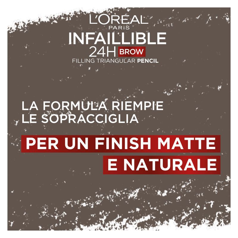 L'Oréal Infaillible Brows 24H Filling Triangular Pencil - Matita Sopracciglia Riempitiva