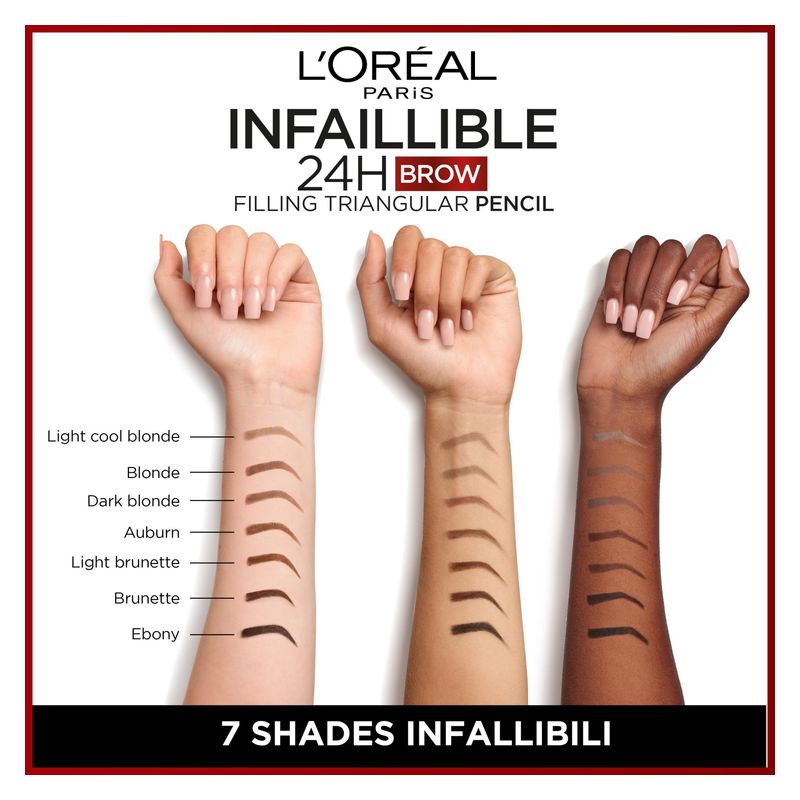 L'Oréal Infaillible Brows 24H Filling Triangular Pencil - Matita Sopracciglia Riempitiva
