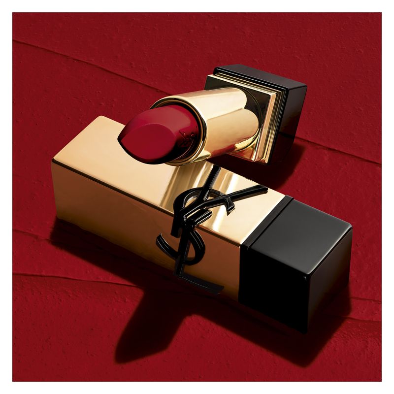 Yves Saint Laurent Rouge Pur Couture, Rossetto Satinato Donna, R1 Le Rouge, 3.8 g, Finish Luminoso e Idratante a Lunga Tenuta, Make-up Labbra Yves Saint Laurent Rouge Pur Couture, Rossetto Satinato Donna, R1 Le Rouge, 3.8 g, Finish Luminoso e Idratante a Lunga Tenuta, Make-up Labbra