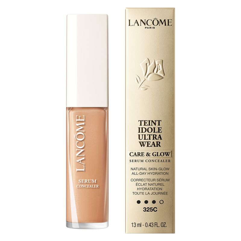 Lancome Teint Idole Ultra Wear Care & Glow Serum Concealer, Correttore Siero Viso Donna 325C, 13 ml, Effetto Luminoso, Idratante, Lunga Tenuta 24h