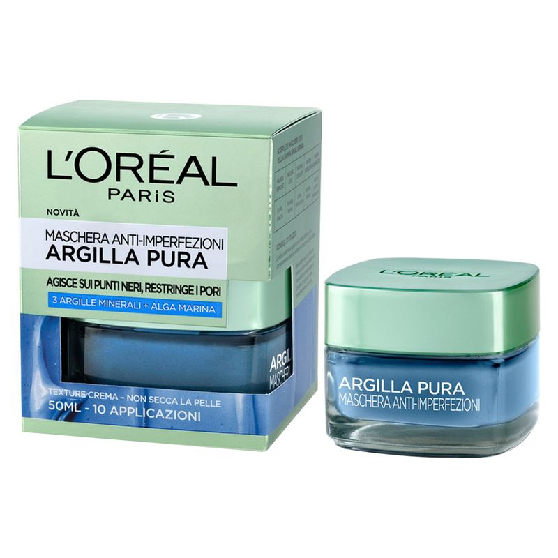 L'Oréal Maschera Anti-Imperfezioni Argilla Pura