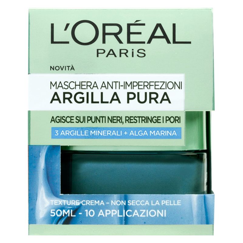 L'Oréal Maschera Anti-Imperfezioni Argilla Pura