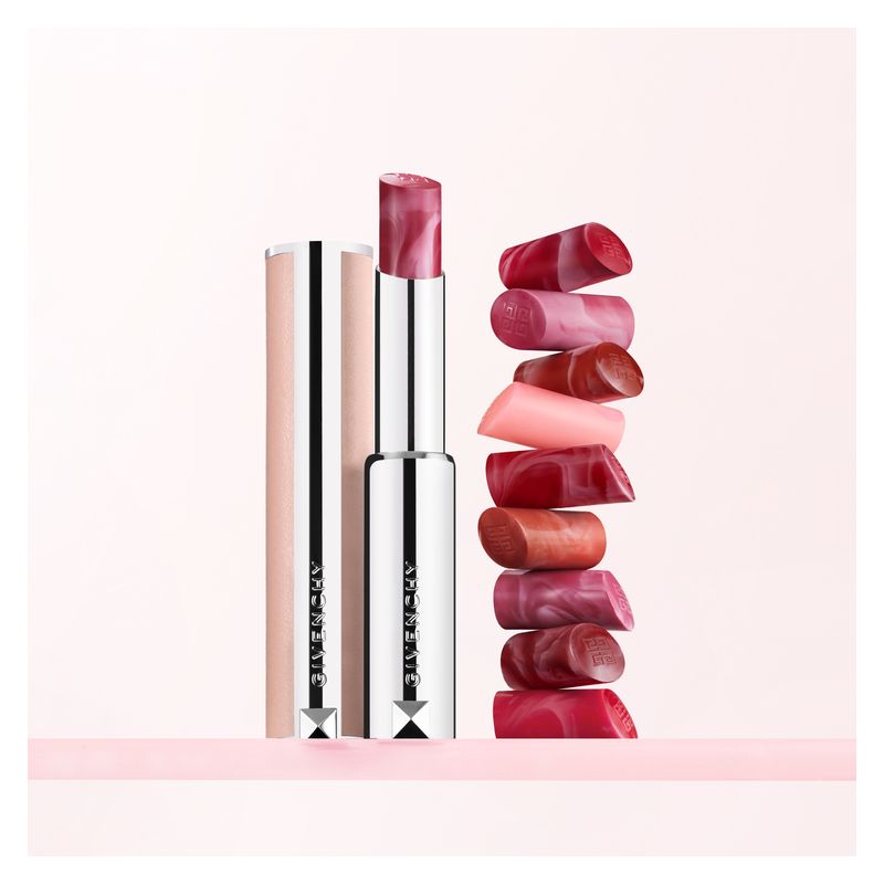 Givenchy Rose Perfecto Lip Balm, Balsamo Labbra Idratante Donna, 2.8 g, 501 Spicy Brown, Effetto Rimpolpante e Idratante 24 ore