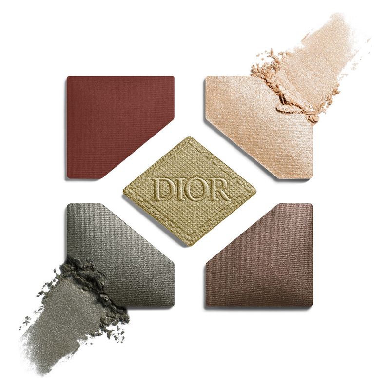DIOR Diorshow 5 Couleurs, Palette Occhi 5 Ombretti, 343 Khaki, Lunga Tenuta e Colore Intenso, Texture Cremosa, Make-up Donna con Finish Multi-Effetto DIOR Diorshow 5 Couleurs, Palette Occhi 5 Ombretti, 343 Khaki, Lunga Tenuta e Colore Intenso, Texture Cremosa, Make-up Donna con Finish Multi-Effetto