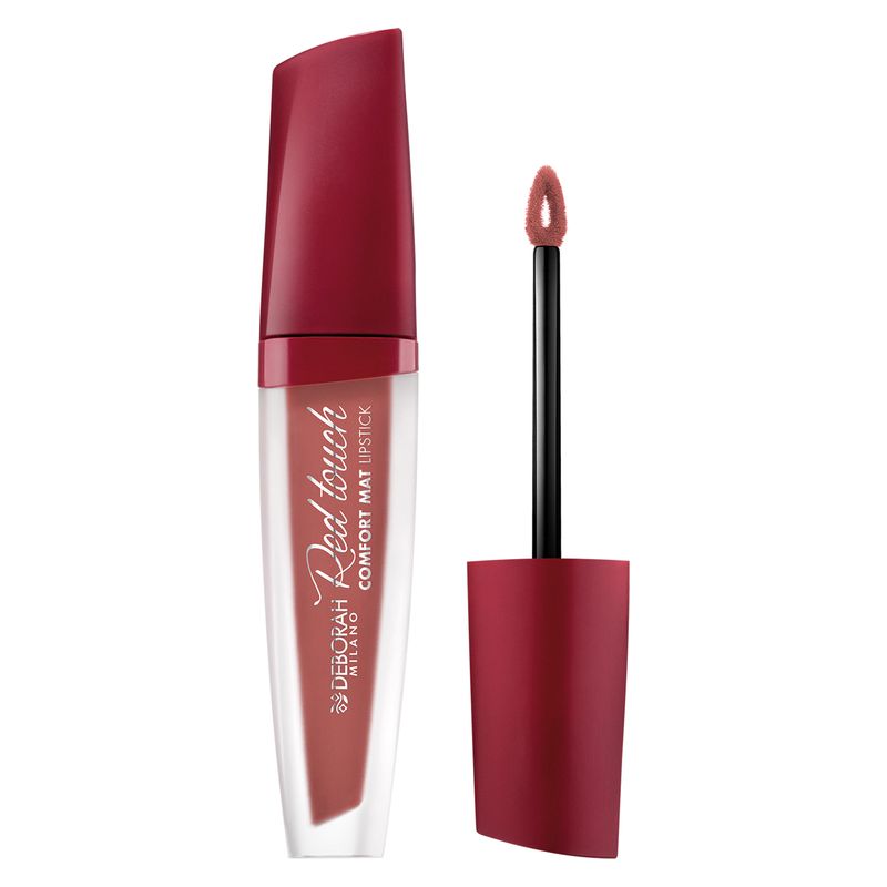 Deborah RED TOUCH COMFORT MAT LIPSTICK - ROSSETTO MAT ULTRA CONFORTEVOLE NO TRANSFER