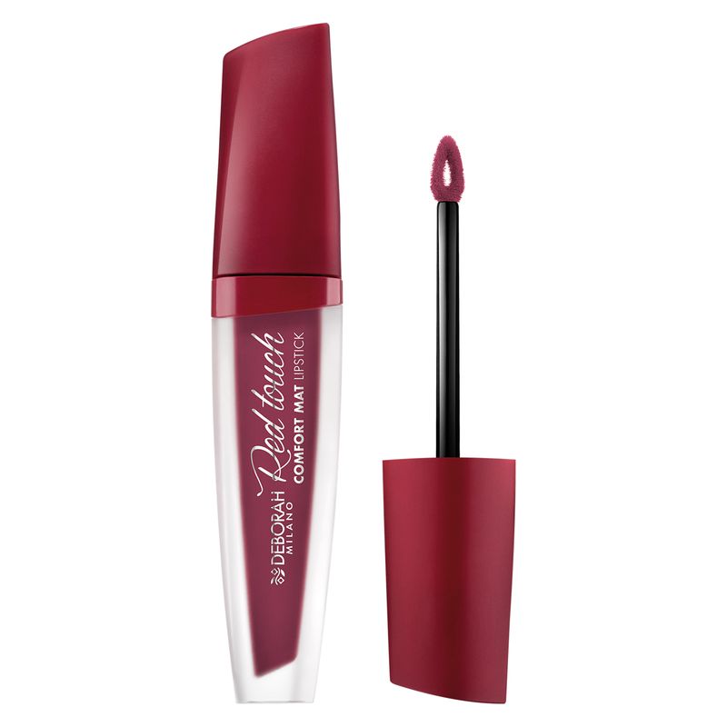Deborah RED TOUCH COMFORT MAT LIPSTICK - ROSSETTO MAT ULTRA CONFORTEVOLE NO TRANSFER