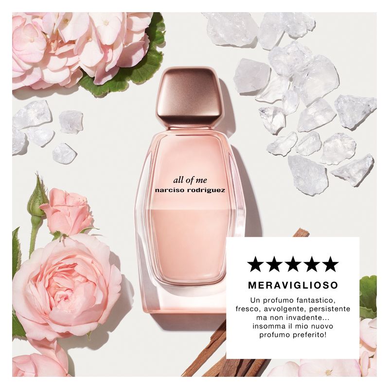 Narciso Rodriguez All Of Me, Eau de Parfum Donna, 50 ml Spray, Profumo Floreale Muschiato, Fragranza Femminile Audace, Intensa e Persistente