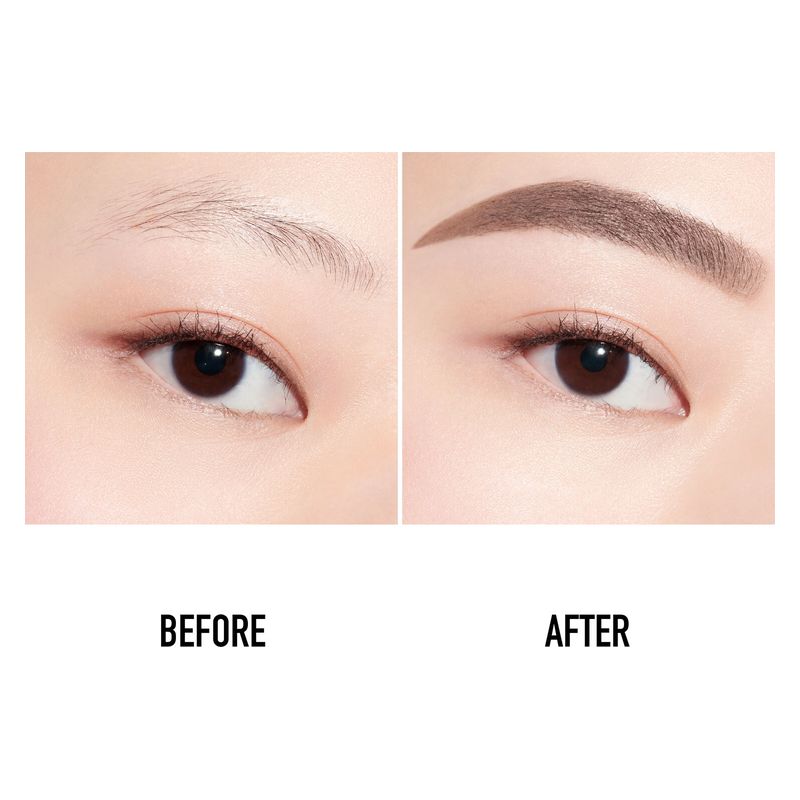 DIOR Diorshow Crayon Sourcils Poudre, Matita Sopracciglia Waterproof, 04 Auburn, Finish Naturale, Lunga Tenuta 24h, con Spazzolino e Temperino