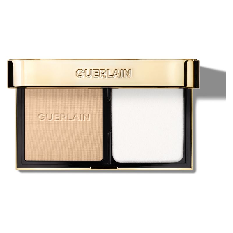 Guerlain Parure Gold Skin Control, Fondotinta Compatto Donna 1N Neutro, 8.7 g, Alta Perfezione, Finish Matte Luminoso, Lunga Tenuta 24H con Oro 24K