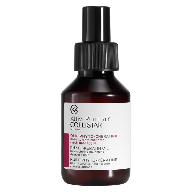 Collistar ATTIVI PURI HAIR OLIO PHYTO-CHERATINA - RISTRUTTURANTE NUTRIENTE CAPELLI DANNEGGIATI