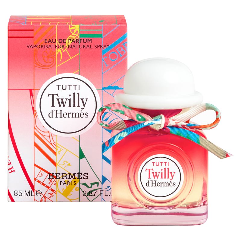 Hermès Tutti Twilly d'Hermès, Eau de Parfum Donna, 85 ml Spray, Fragranza Floreale e Fruttata, Profumo da Ragazza con Zenzero, Litchi e Muschio