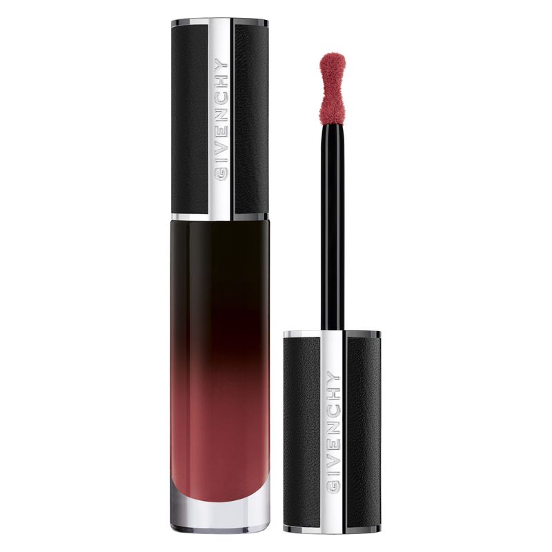 Givenchy Le Rouge Interdit Cream Velvet Rossetto Liquido Cremoso, 27 Rouge Infusé, 6.5 ml, Finish Mat Vellutato, Lunga Tenuta 12 ore e Idratante