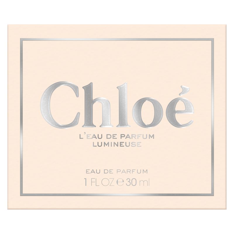 Chloé L'Eau de Parfum Lumineuse, Eau de Parfum Donna, 30 ml Spray, Fragranza Floreale Ambrata con Rosa e Vaniglia, Profumo femminile solare