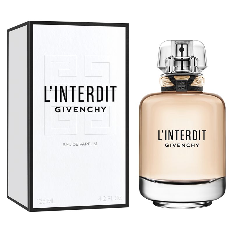 Givenchy L'Interdit, Eau de Parfum Donna, 125 ml Spray, Profumo Floreale Legnoso Ambrato Intenso, Fragranza femminile audace e sensuale Givenchy L'Interdit, Eau de Parfum Donna, 125 ml Spray, Profumo Floreale Legnoso Ambrato Intenso, Fragranza femminile audace e sensuale