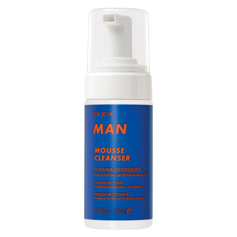 Pupa MAN MOUSSE CLEANSER - SCHIUMA DETERGENTE - Viso e barba perfettamente puliti