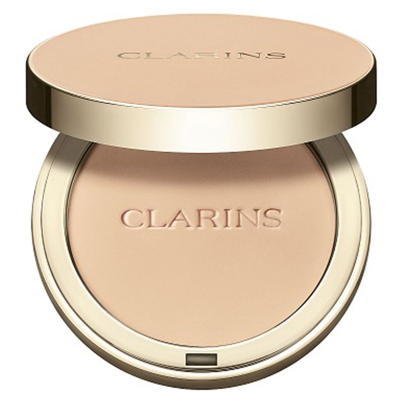 Clarins Ever Matte Compact Powder - Cipria Compatta Opacizzante Colorata, Arricchita Dall'estratto Di Latte Di Pesco