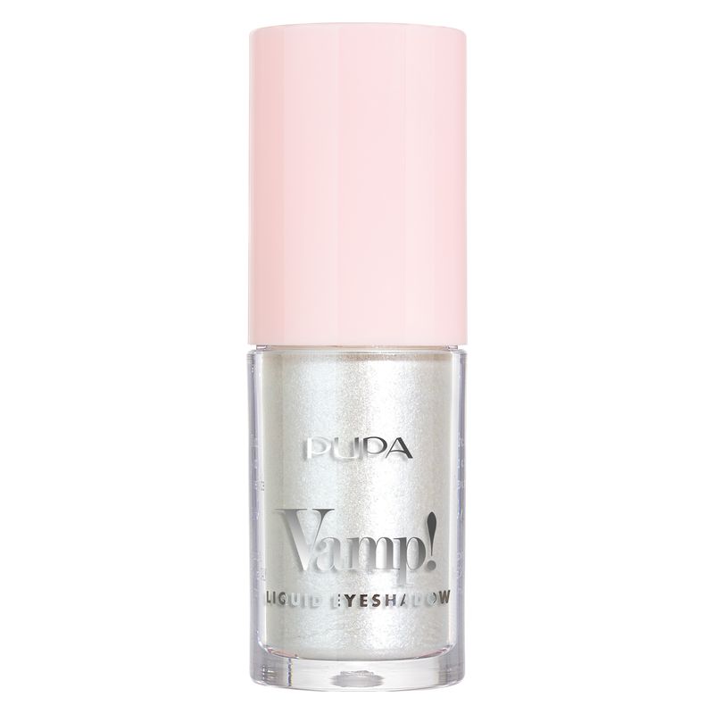 Pupa Vamp! Liquid Eyeshadow, Ombretto Liquido Lunga Tenuta, 001 Snow, Finish Brillante e Scintillante per un Make-Up Occhi Luminoso e Intenso Pupa Vamp! Liquid Eyeshadow, Ombretto Liquido Lunga Tenuta, 001 Snow, Finish Brillante e Scintillante per un Make-Up Occhi Luminoso e Intenso