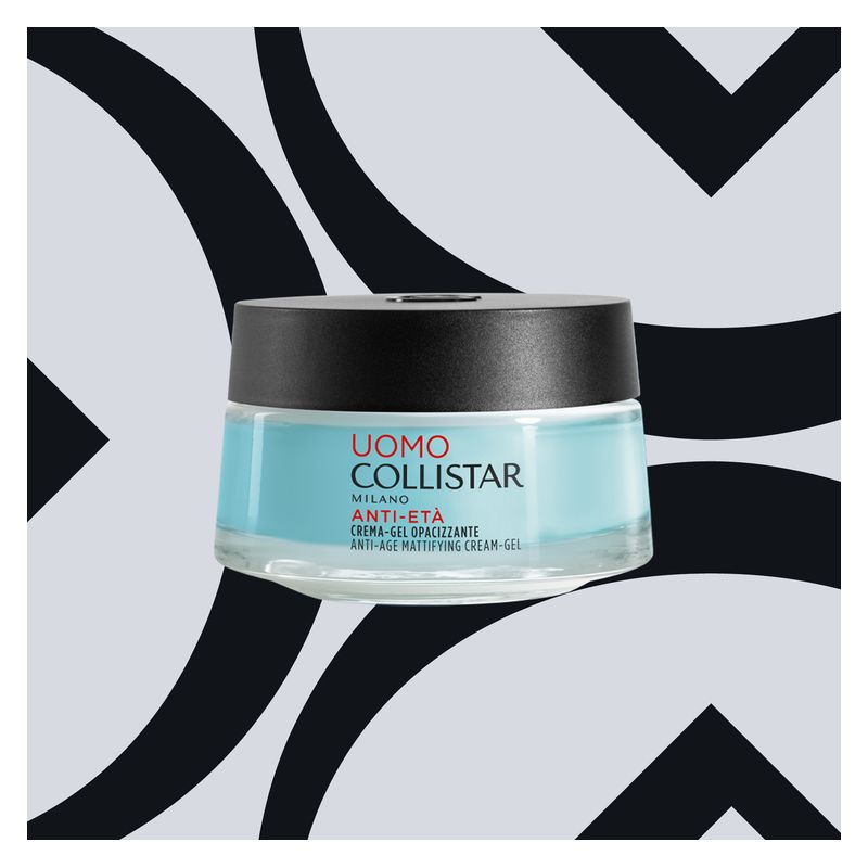Collistar Uomo Anti-Età Crema-Gel Opacizzante, Trattamento Viso Uomo 50 ml, Anti-lucido e Seboequilibrante per pelle mista e grassa, Riduce rughe Collistar Uomo Anti-Età Crema-Gel Opacizzante, Trattamento Viso Uomo 50 ml, Anti-lucido e Seboequilibrante per pelle mista e grassa, Riduce rughe