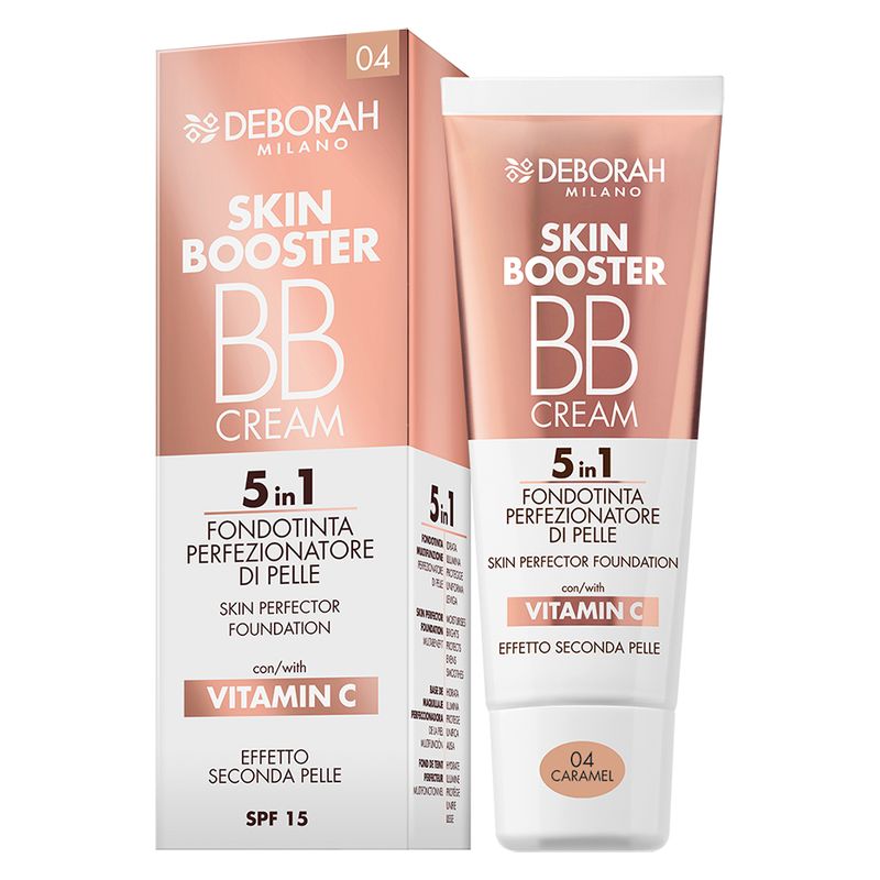 Deborah SKIN BOOSTER BB CREAM 5 IN 1 FONDOTINTA PERFEZIONATORE DI PELLE