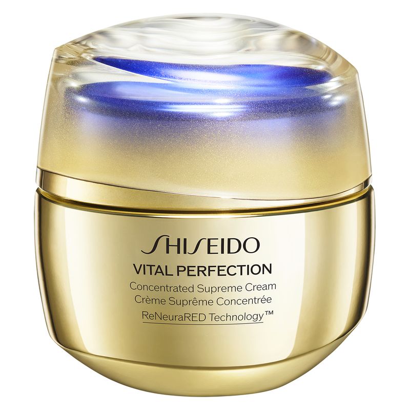 Shiseido Vital Perfection Concentrated Supreme Cream, 50 ml, Crema Viso Anti-Età Donna per Pelli Mature, Trattamento Lifting e Rassodante Intensivo Shiseido Vital Perfection Concentrated Supreme Cream, 50 ml, Crema Viso Anti-Età Donna per Pelli Mature, Trattamento Lifting e Rassodante Intensivo