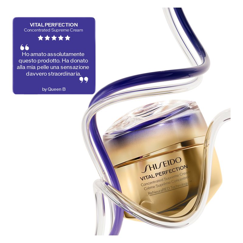 Shiseido Vital Perfection Concentrated Supreme Cream, 50 ml, Crema Viso Anti-Età Donna per Pelli Mature, Trattamento Lifting e Rassodante Intensivo Shiseido Vital Perfection Concentrated Supreme Cream, 50 ml, Crema Viso Anti-Età Donna per Pelli Mature, Trattamento Lifting e Rassodante Intensivo