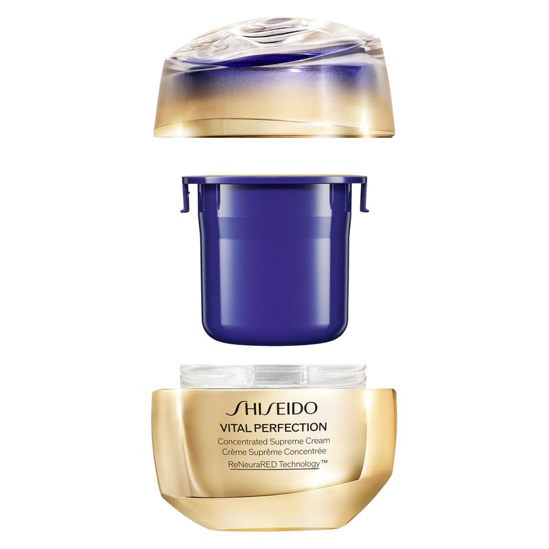 Shiseido Vital Perfection Concentrated Supreme Cream, 50 ml, Crema Viso Anti-Età Donna per Pelli Mature, Trattamento Lifting e Rassodante Intensivo Shiseido Vital Perfection Concentrated Supreme Cream, 50 ml, Crema Viso Anti-Età Donna per Pelli Mature, Trattamento Lifting e Rassodante Intensivo