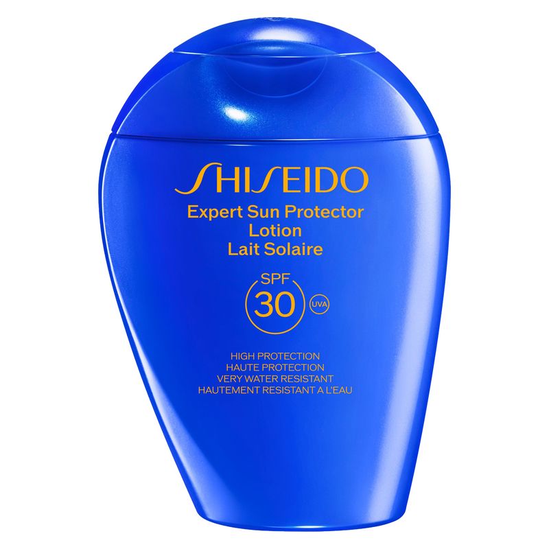 Shiseido Expert Sun Protector Lotion, Lozione Solare Viso e Corpo SPF 30, 150 ml, Alta Protezione UVA/UVB, Tecnologia SynchroShieldRepair, Resistente Shiseido Expert Sun Protector Lotion, Lozione Solare Viso e Corpo SPF 30, 150 ml, Alta Protezione UVA/UVB, Tecnologia SynchroShieldRepair, Resistente