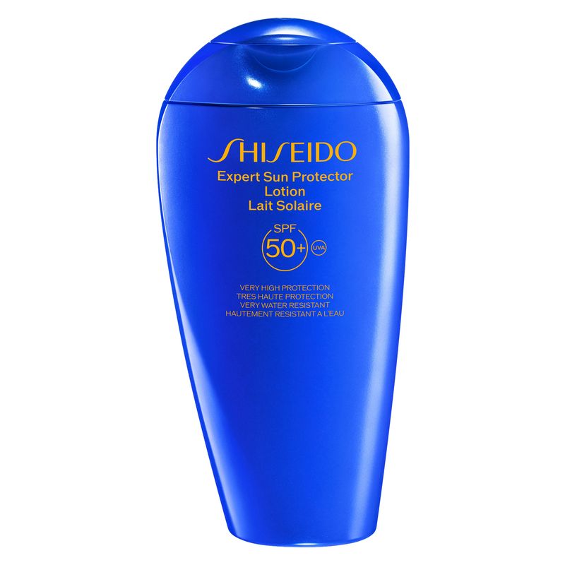 Shiseido Expert Sun Protector Lotion, Lozione Solare Viso e Corpo SPF 50+, Unisex, 300 ml, Protezione Molto Alta, Resistente ad Acqua e Sudore Shiseido Expert Sun Protector Lotion, Lozione Solare Viso e Corpo SPF 50+, Unisex, 300 ml, Protezione Molto Alta, Resistente ad Acqua e Sudore