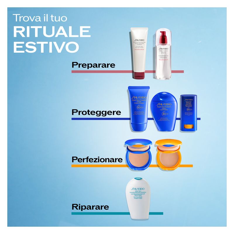 Shiseido UV Protective Compact Foundation, Fondotinta Compatto in Polvere SPF 30, Lunga Tenuta, Colore Dark Beige, 12 g, Finish Naturale e Opaco