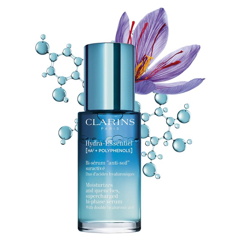 Clarins Hydra-Essentiel [HA²] BI-SÉRUM "ANTI-SOIF" SURACTIVÉ - Siero Bifase Idratante