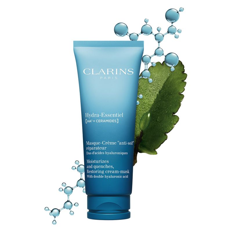 Clarins Hydra-Essentiel [HA²] MASQUE-CRÈME "ANTI-SOIF" RÉPARATEUR - Maschera-Crema