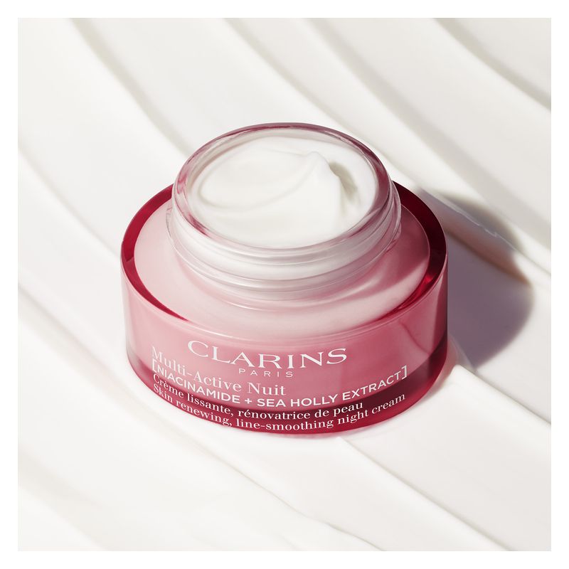 Clarins MULTI-ACTIVE NUIT CRÈME LISSANTE, RÉNOVATRICE DE PEAU - Multi-Active Crema Notte per Pelli Secche