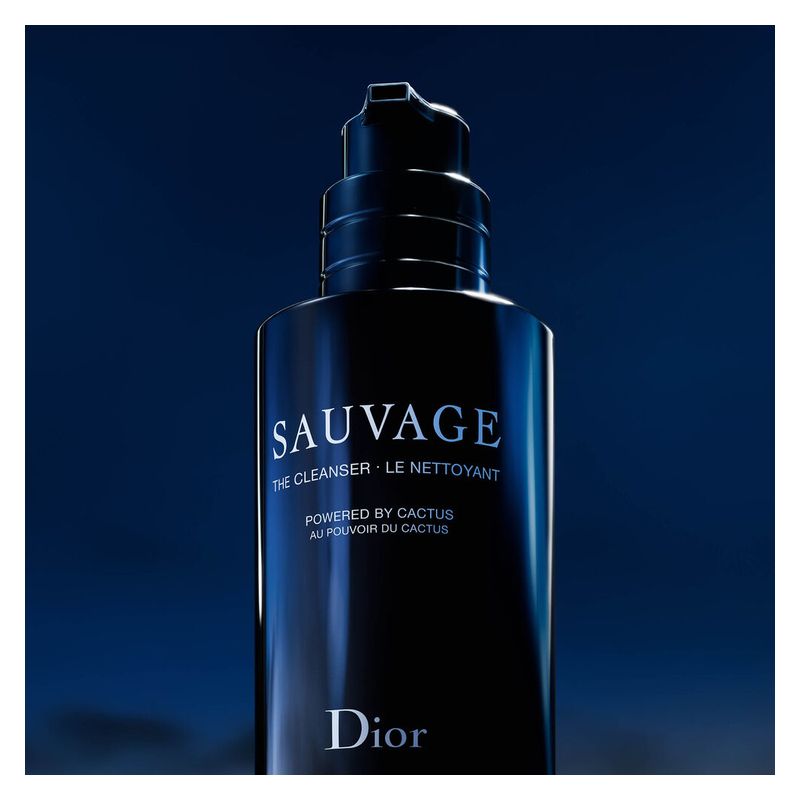 DIOR Sauvage Il Detergente - Detergente Viso – Carbone Nero E Cactus – Purificante, Non Secca La Pelle