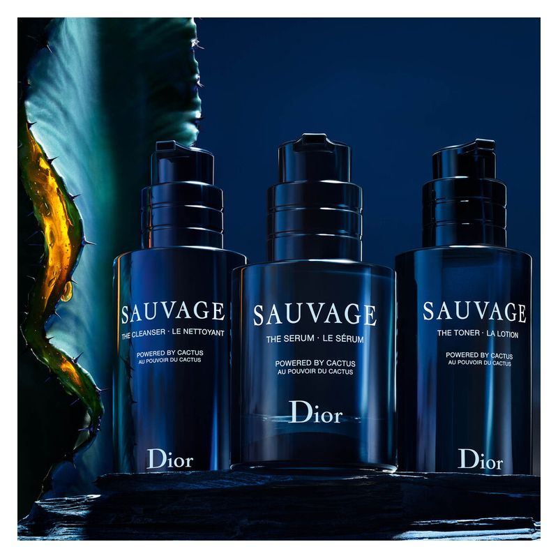 DIOR Sauvage Il Detergente - Detergente Viso – Carbone Nero E Cactus – Purificante, Non Secca La Pelle