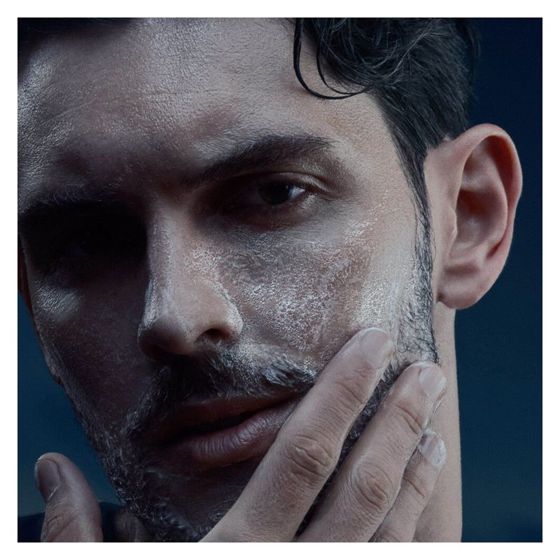 DIOR Sauvage Il Detergente, Detergente Viso Uomo, 125 ml, Purificante con Carbone Nero e Cactus, Non secca la pelle, Skincare Uomo Professionale