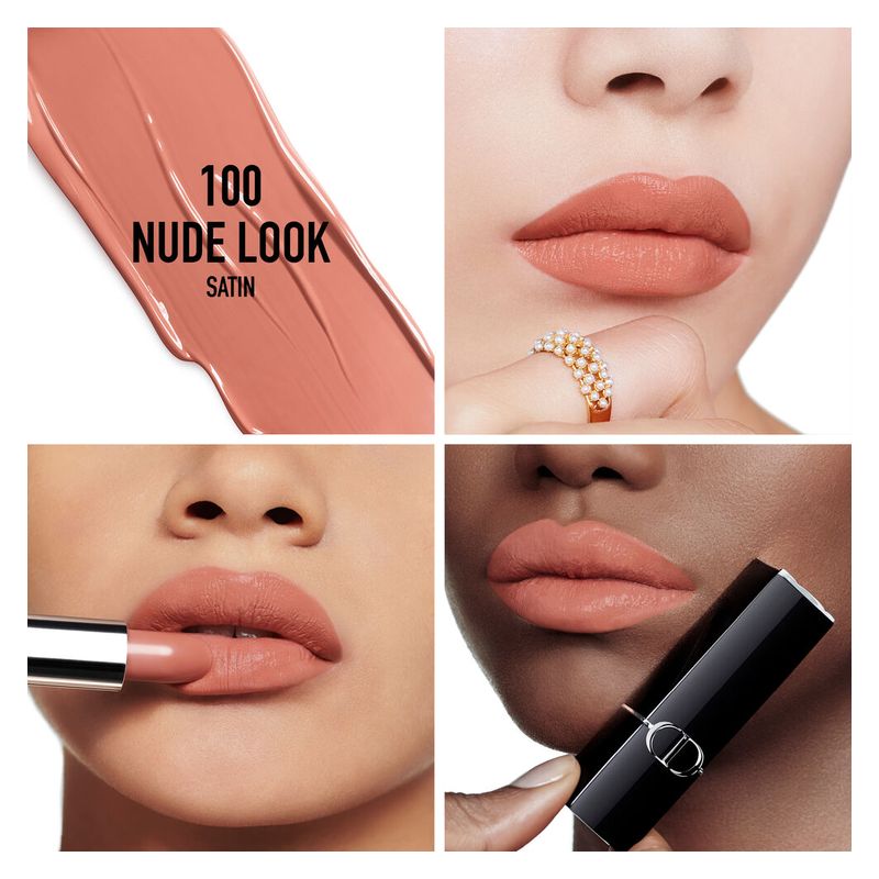 DIOR ROUGE DIOR - Rossetto colore couture – finish velvet e satin – trattamento floreale idratante – lunga tenuta