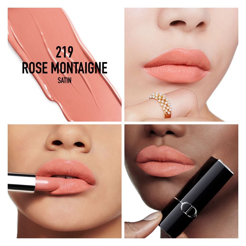 DIOR ROUGE DIOR - Rossetto colore couture – finish velvet e satin – trattamento floreale idratante – lunga tenuta
