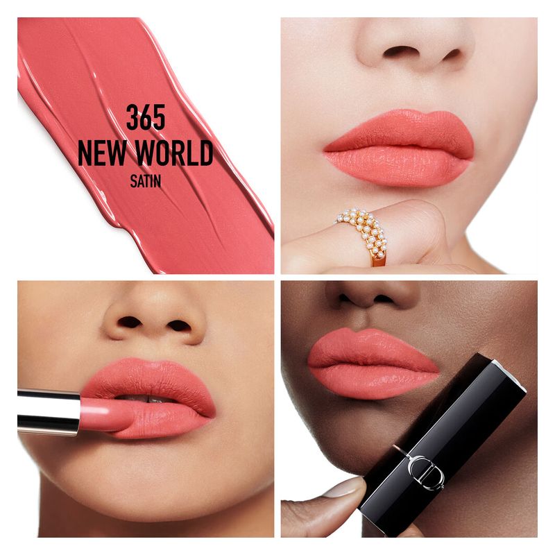 DIOR ROUGE DIOR - Rossetto colore couture – finish velvet e satin – trattamento floreale idratante – lunga tenuta