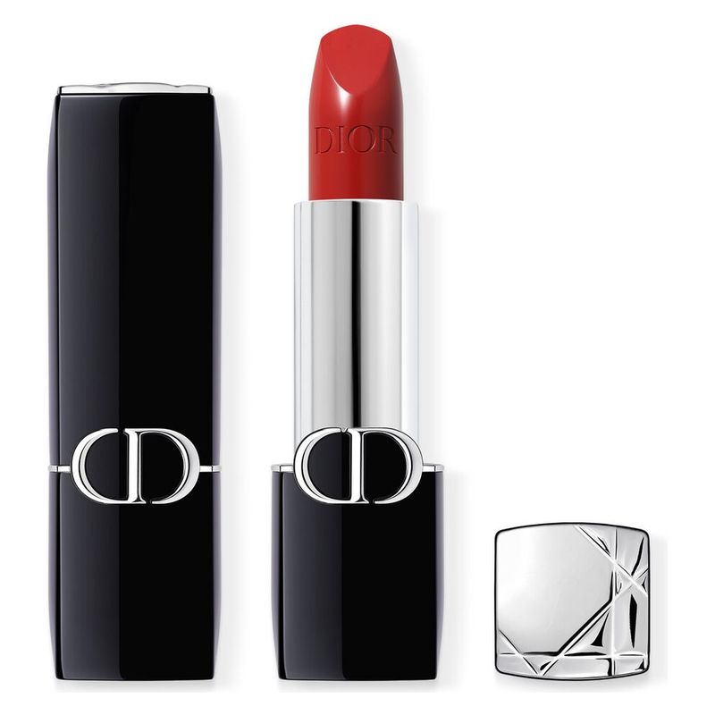 DIOR ROUGE DIOR - Rossetto colore couture – finish velvet e satin – trattamento floreale idratante – lunga tenuta