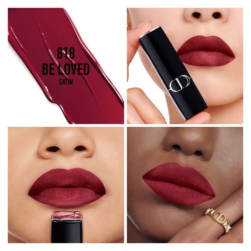 DIOR ROUGE DIOR - Rossetto colore couture – finish velvet e satin – trattamento floreale idratante – lunga tenuta